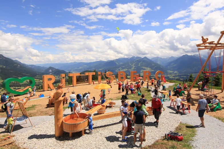 Erlebnisberg Rittisberg mit großem Kinder-Spielplatz in Ramsau am Dachstein © TVB Ramsau am Dachstein